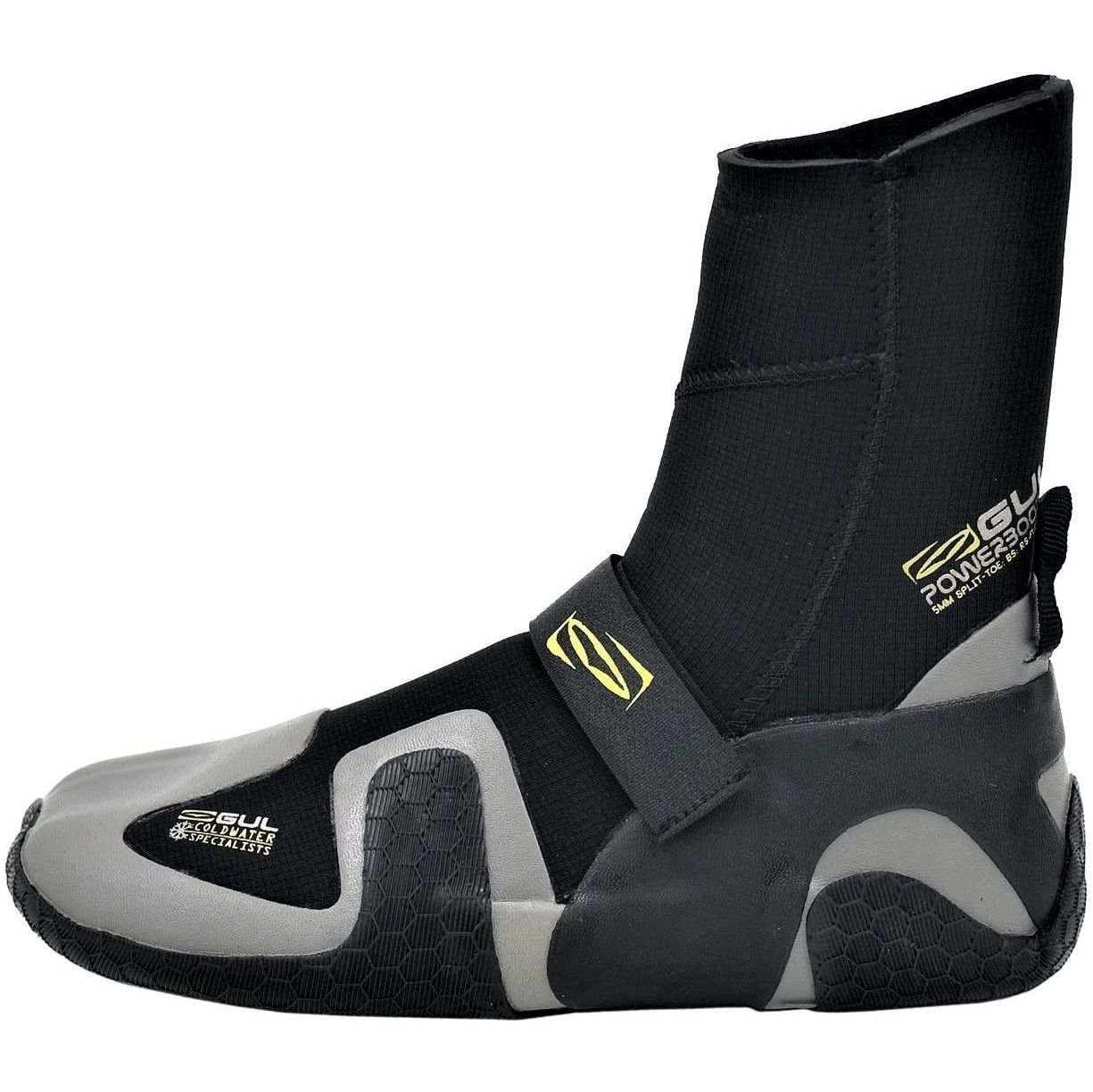 2019 Gul Power 5mm Neopreen Laarzen Met Splitten Zwart / Grijs Bo1309-b4
